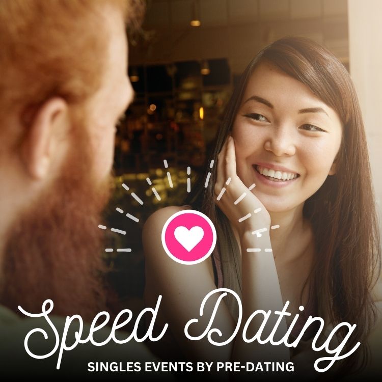 Charlotte attendees of Speed Dating in North Carolina enjoying the event!